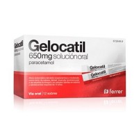 GELOCATIL 650 mg SOLUCION ORAL, 12 sobres - 1