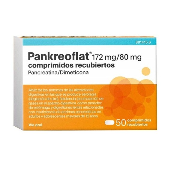 PANKREOFLAT GRAGEAS, 50 comprimidos - 1