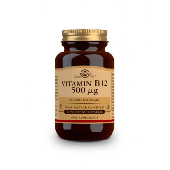 SOLGAR VITAMINA B12 500 μg 50 CAPS REF.3209 - 1