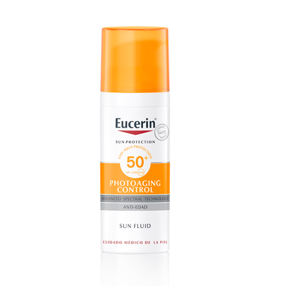 EUCERIN SOLAR SPF50 PHOTOAGING CONTROL ANTIEDAD FLUIDO 50 ML - 1