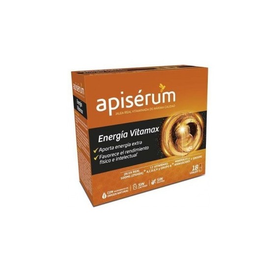 Apiserum energía Vitamax 18 Viales - 1