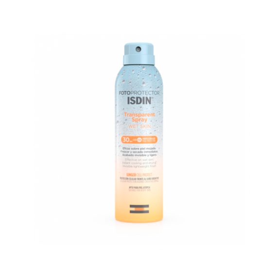 ISDIN FOTOPROTECTOR SPF30 TRANSPARENT SPRAY WET SKIN 250 ML - 1