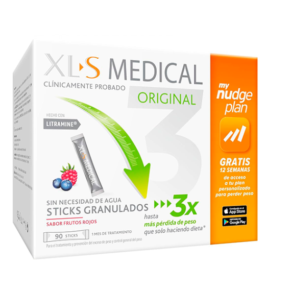 XLS MEDICAL ORIGINAL CAPTAGRASAS 90 STICKS - 1