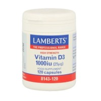 LAMBERTS VITAMINA D3 1000 IU 120 CAPS - 1