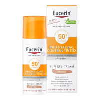 EUCERIN SOLAR SPF50 PHOTOAGING CONTROL ANTIEDAD COLOR GEL CREMA 50 ML - 1