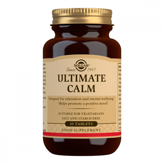 SOLGAR ULTIMATE CALM FOOD SUPLEMENT 30COMP - 1