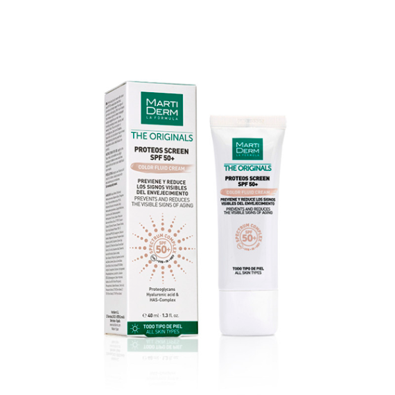 MARTIDERM PROTEOS SCREEN SPF50+ CREMA FLUIDA COLOR 40 ML - 1