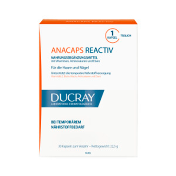 DUCRAY ANACAPS REACTIV CABELLO Y UÑAS 3 ENVASES - 1