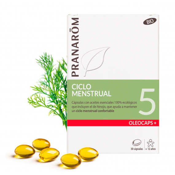 PRANAROM OLEOCAPS Nº5 CICLO MENSTRUAL 30 CAPS - 1