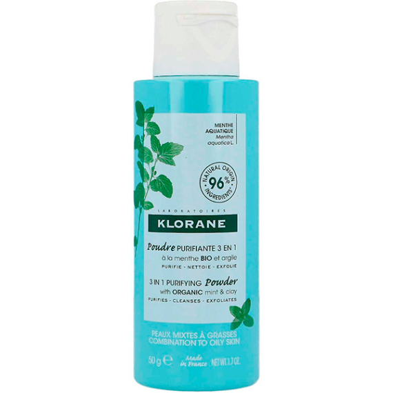 KLORANE ROSTRO MENTA POLVO PURIFICANTE 3EN1 50 G