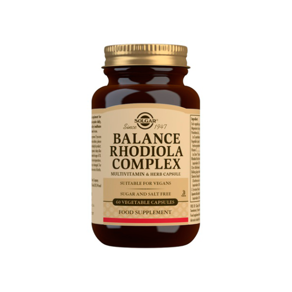 SOLGAR BALANCE RHODIOLA COMPLEX 60 CAPS