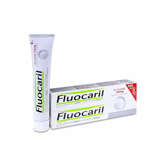 FLUOCARIL BIFLUORE 145 MG BLANQUEANTE 2 X 75 ML