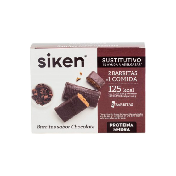 SIKEN BARRITAS CHOCOLATE 8 U