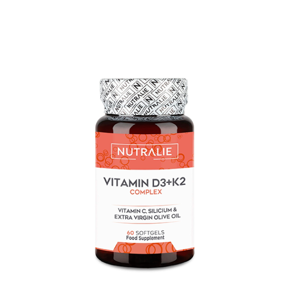 NUTRALIE VITAMIN D3 + K2 COMPLEX 60 CAPSULAS