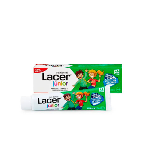 LACER JUNIOR GEL DENTAL 75 ML MENTA