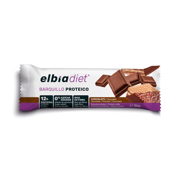 ELBIA DIET BARQUILLO PROTEICO SABOR CHOCOLAT 36G