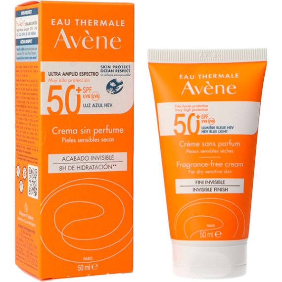 AVENE SOLAR SPF50 CREMA SIN PERFUME 50 ML