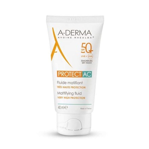 A-DERMA SOLAR SPF50+ FLUIDO MATIFICANTE 40 ML