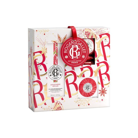 ROGER GALLET COFRE GINGEMBRE ROUGE 100ML + JABON