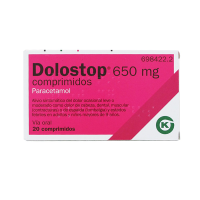 DOLOSTOP 650 MG COMPRIMIDOS, 20 comprimidos