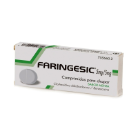 FARINGESIC 5 mg/5 mg Comprimidos para chupar sab