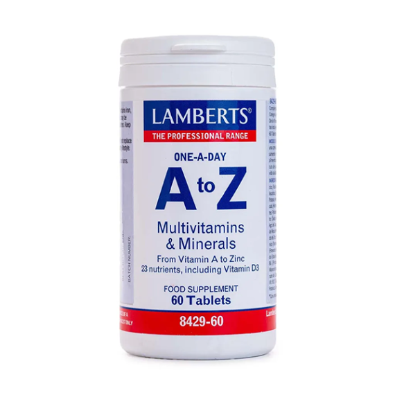 LAMBERTS A-Z MULTIVITAMÍNICO 60 TABLETAS