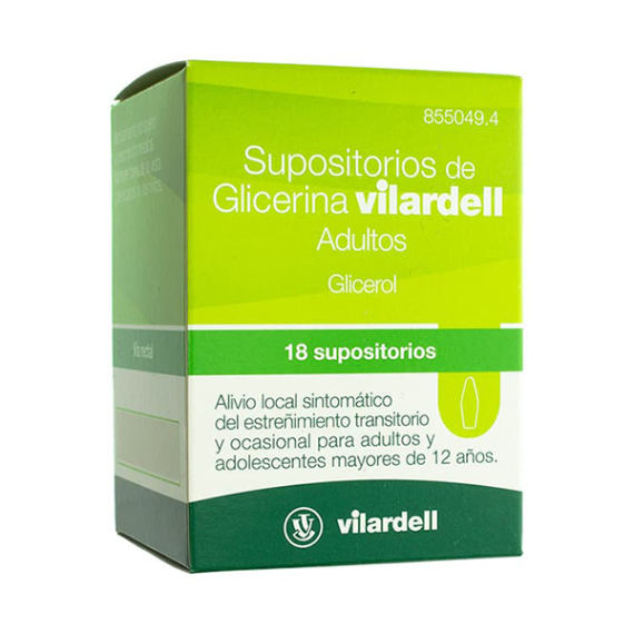 SUPOSITORIOS DE GLICERINA VILARDELL ADULTOS, 18