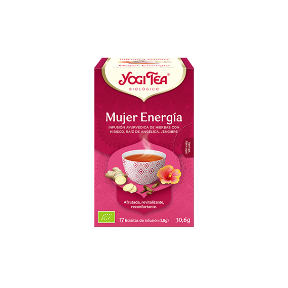 YOGI TEA MUJER ENERGIA 17 SOBRES