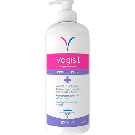 VAGISIL HIGIENE INTIMA DIARIA PROTECT PLUS 500ML