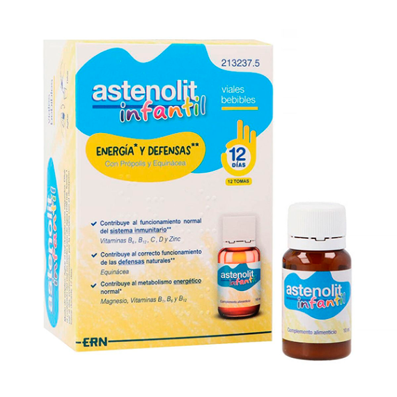 ASTENOLIT INFANTIL 12 VIALES 10ML