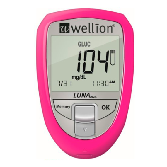 WELLION LUNA TRIO 3 EN 1 COLOR ROSA