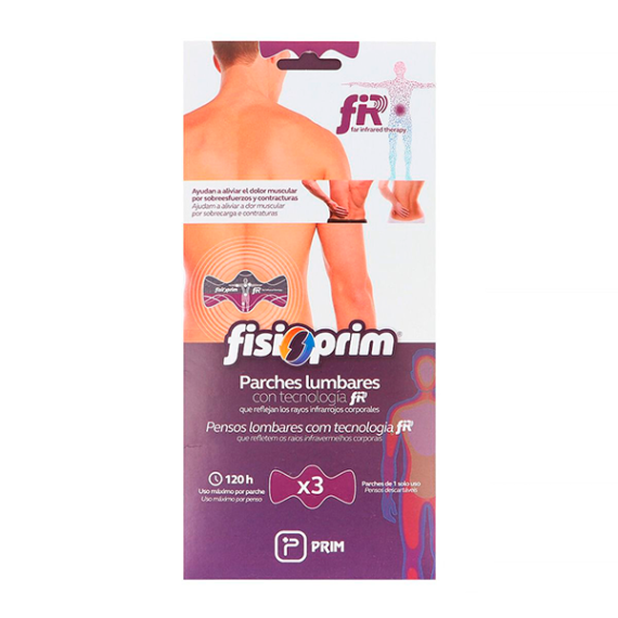 FISIOPRIM PARCHES LUMBARES 3 PARCHES