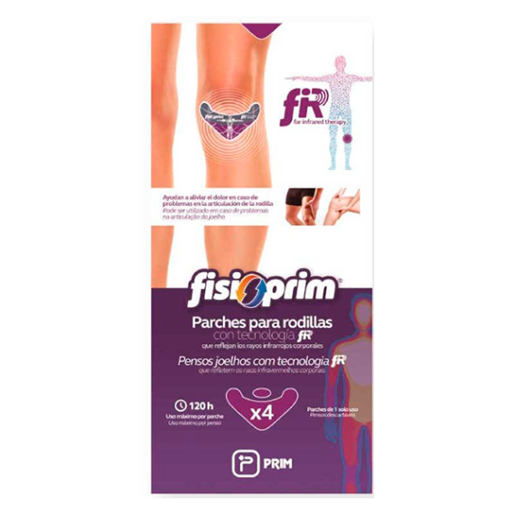 FISIOPRIM PARCHE RODILLA 4 PARCHES