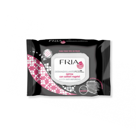 FRIA TOALLITAS DESMAQUILLANTES DETOX 20 UD