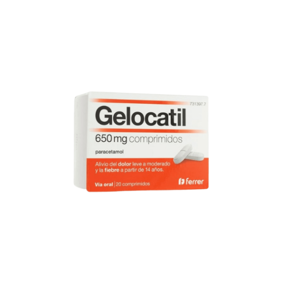 GELOCATIL 650 MG 20 COMPRIMIDOS