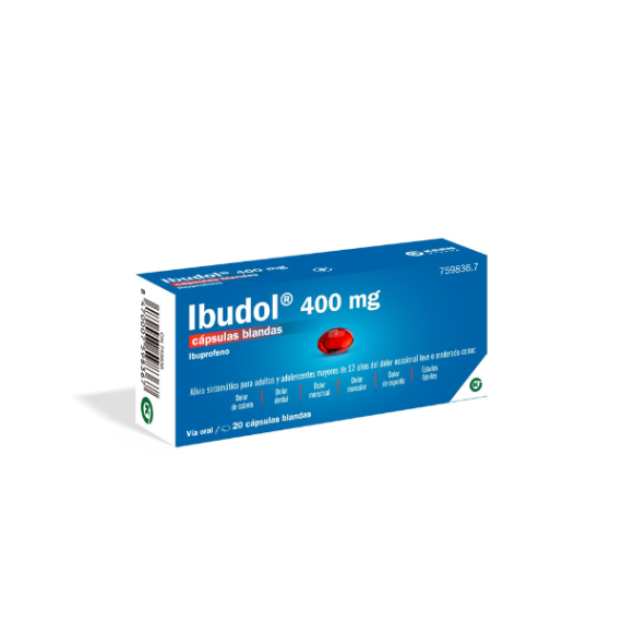 IBUDOL 400 MG 20 CAPSULAS BLANDAS