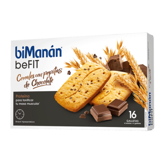 BIMANAN BEFIT GALLETAS CEREALES CHOCOLATE 16 U