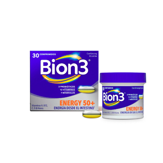 Bion3 Energy 50+ 30 Comprimidos