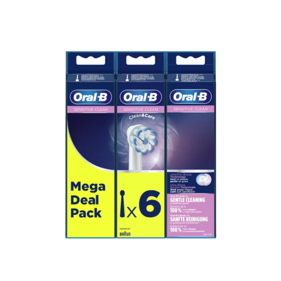 Oral B Recambio Cepillo Sensitive 6 U