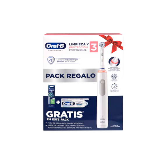 Oral B Cepillo Electrico Proteccion 3 +Pasta+Rec