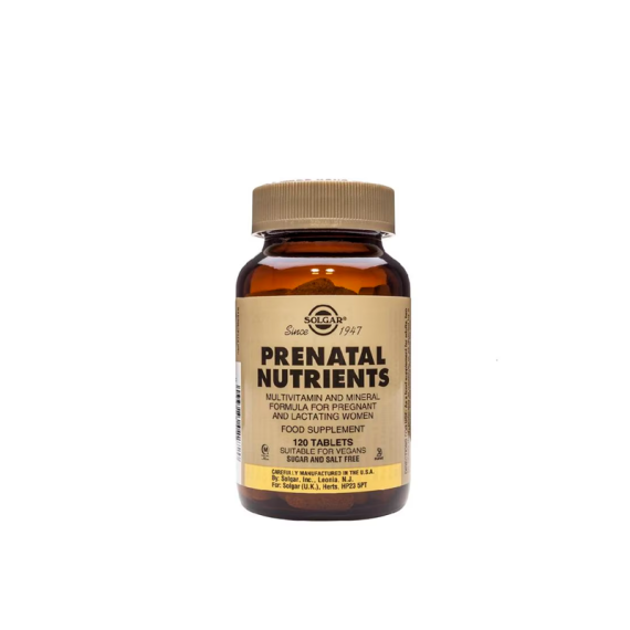 Solgar Nutrientes Prenatales 120 Comp Ref.2272