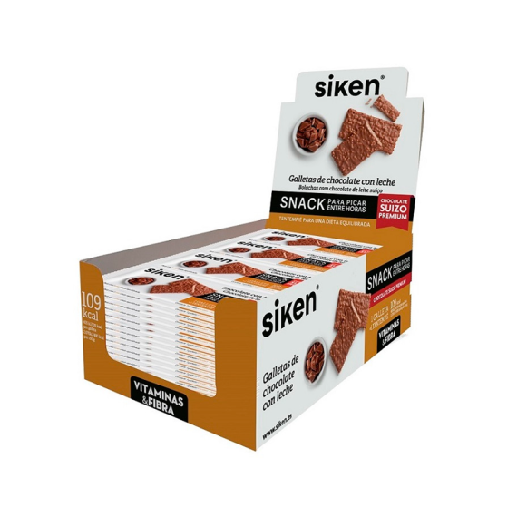 Siken Galleta Chocolate con leche 32 u 1 Caja