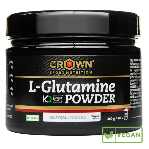 CROWN L-GLUTAMINE POWDER NEUTRO 300G