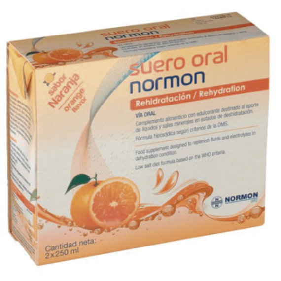 SUERO ORAL NORMON NARANJA 250 ML 2 U - 1