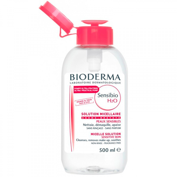 BIODERMA SENSIBIO H20 500 ML FRASCO BOMBA DOSIFICADORA - 1