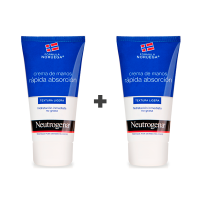 NEUTROGENA CREMA DE MANOS RAPIDA ABSORCION 2 X 75 ML - 1