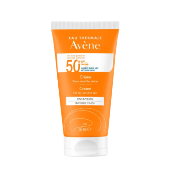 AVENE SOLAR SPF50+ CREMA PIELES SENSIBLES SECAS 50 ML - 1