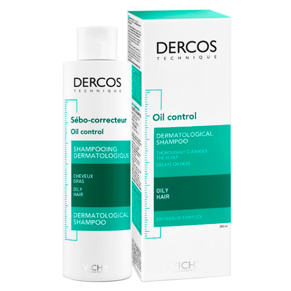 VICHY DERCOS CHAMPU SEBO CORRECTOR 200 ML - 1